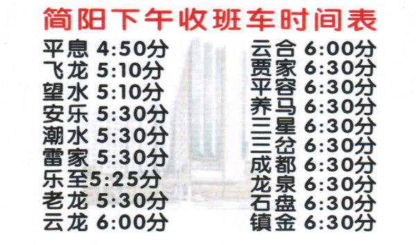 简阳到泸州名片正面