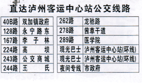 习水到泸州名片正面